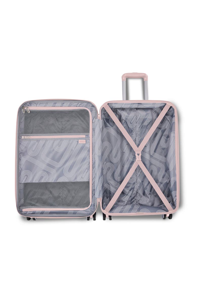 Stratum 3.0 Hardside Expandable 24" Medium Checked Luggage, Alternate, color, Pink Blush