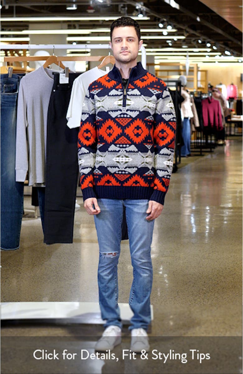 Nehalem Lambswool Quarter Zip Sweater, sales video thumbnail