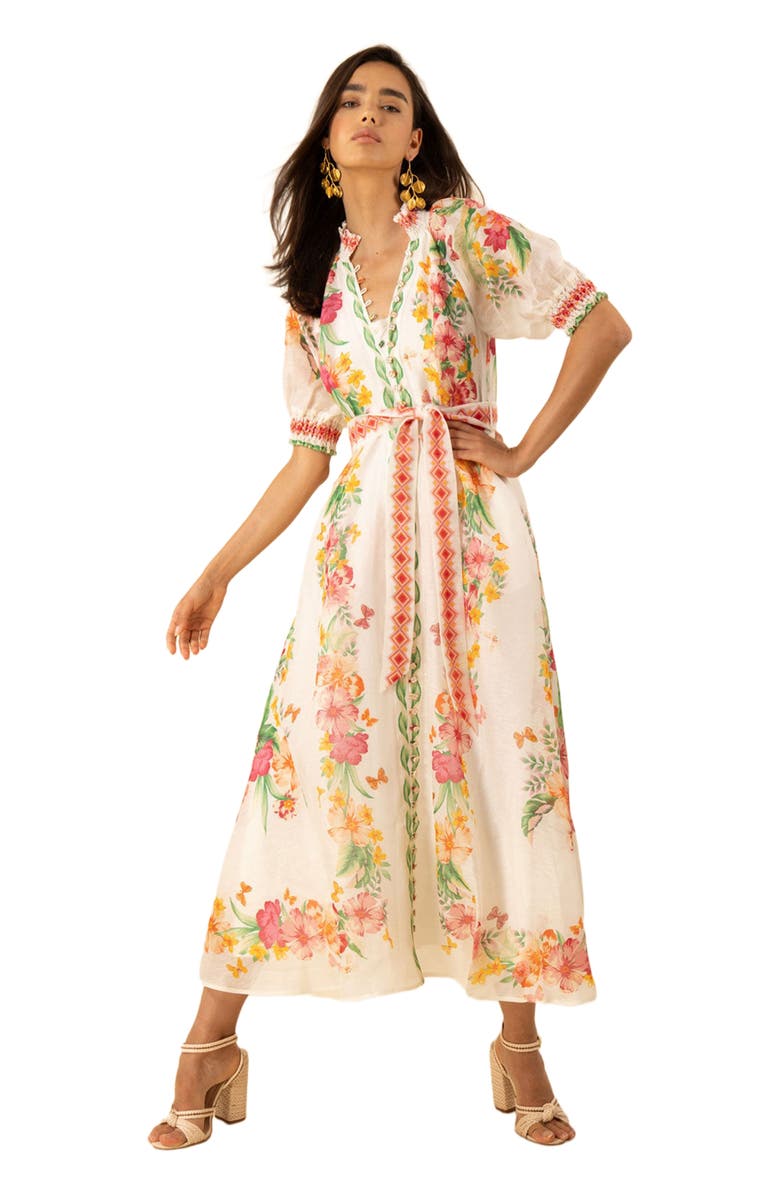 Hale Bob Alaiya Organza Maxi Dress, Main, color, 