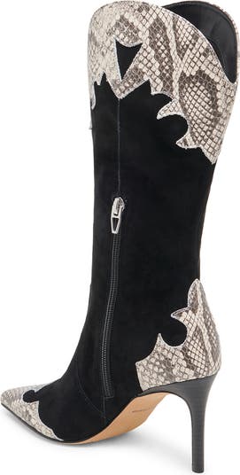 Tyrone Pointed Toe Knee High Boot
