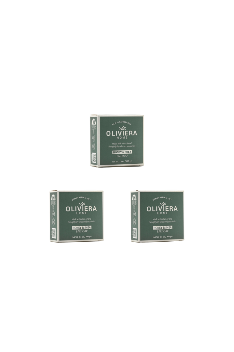 Honey & Shea Bar Soap Trio, Alternate, color, Beige