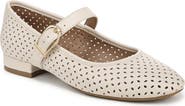 LifeStride Cameom Perforated Ballet Flat