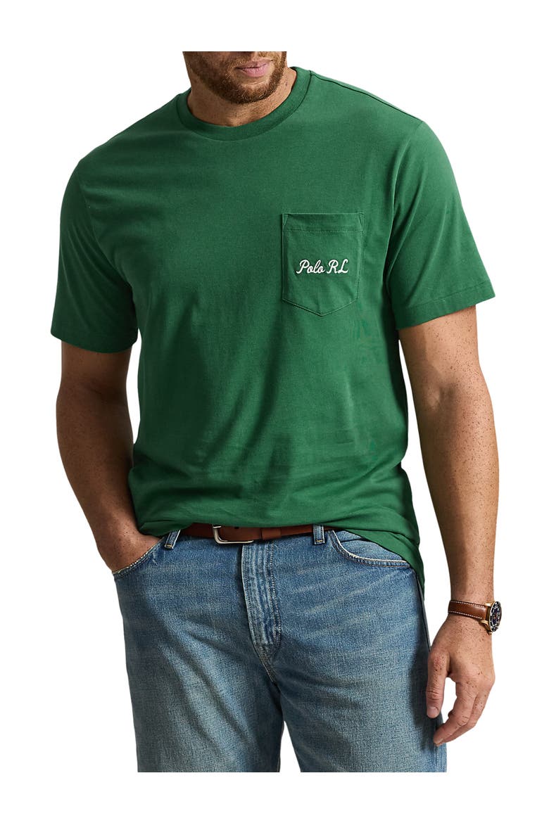 Big & Tall Double-Sided Bear Graphic Tee, Alternate, color, VERANO GREEN