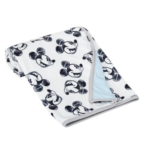 Disney Baby MICKEY MOUSE Baby Blanket - Minky/Jersey