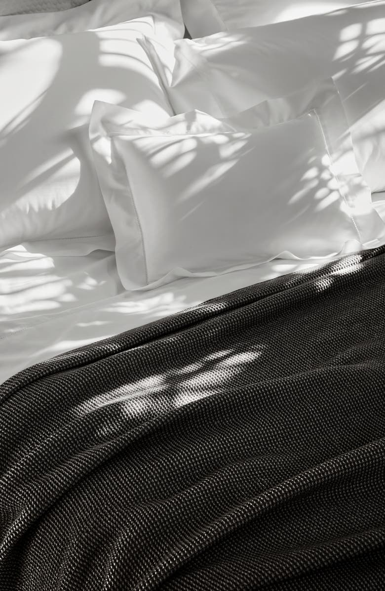 Matouk Ando Cotton Blanket, Alternate, color,