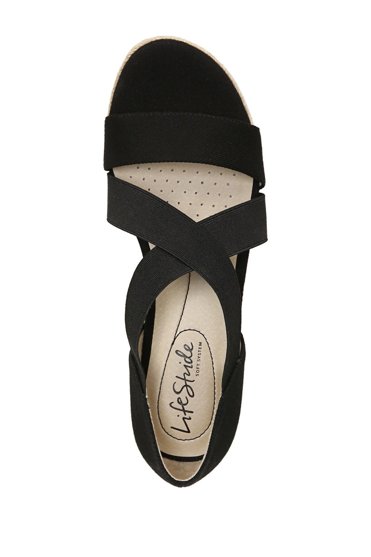 LifeStride Siesta Espadrille Wedge Sandal, Alternate, color, 