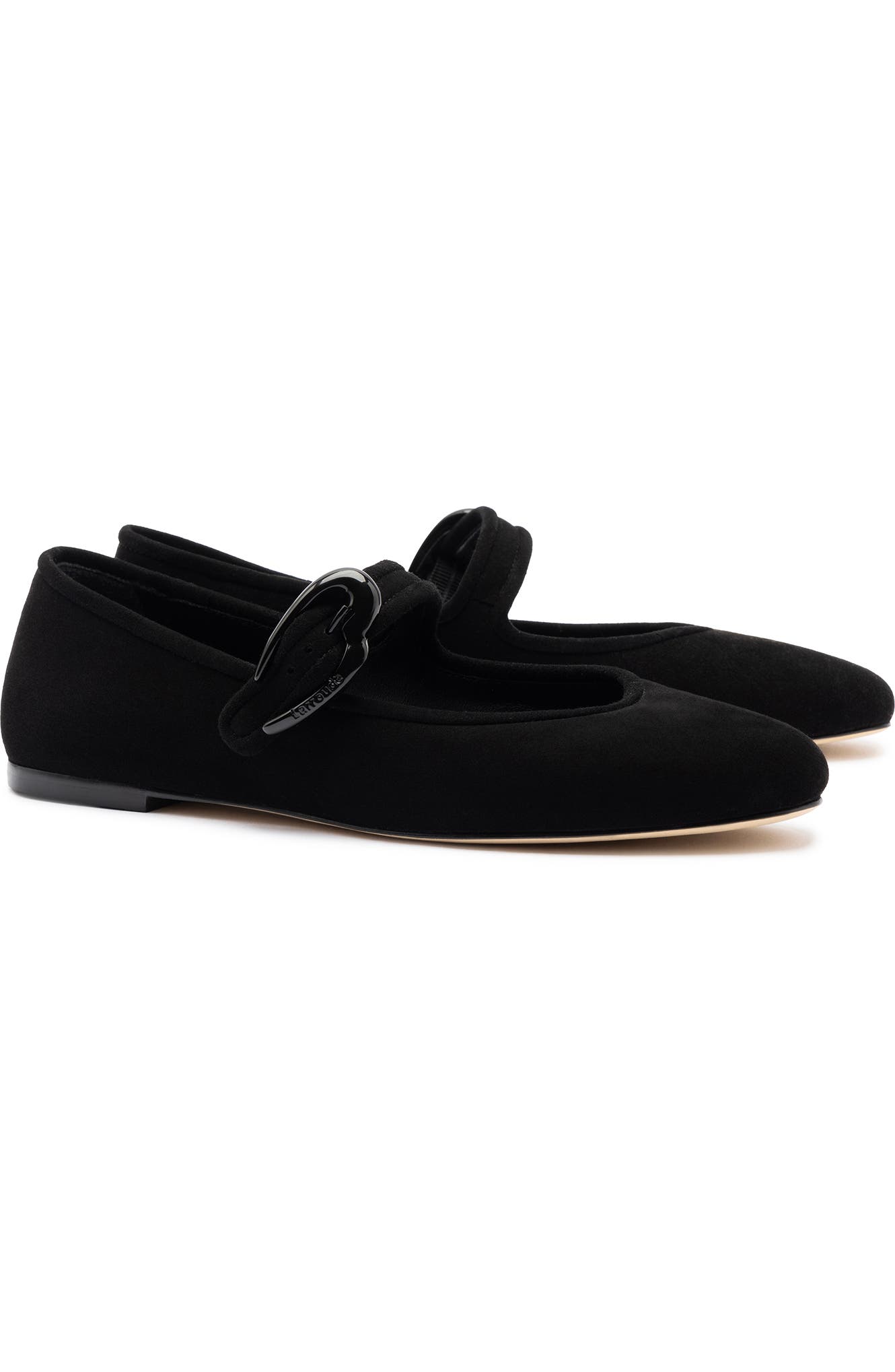 Larroudé Verona Ballet Flat, Alternate, color, Black