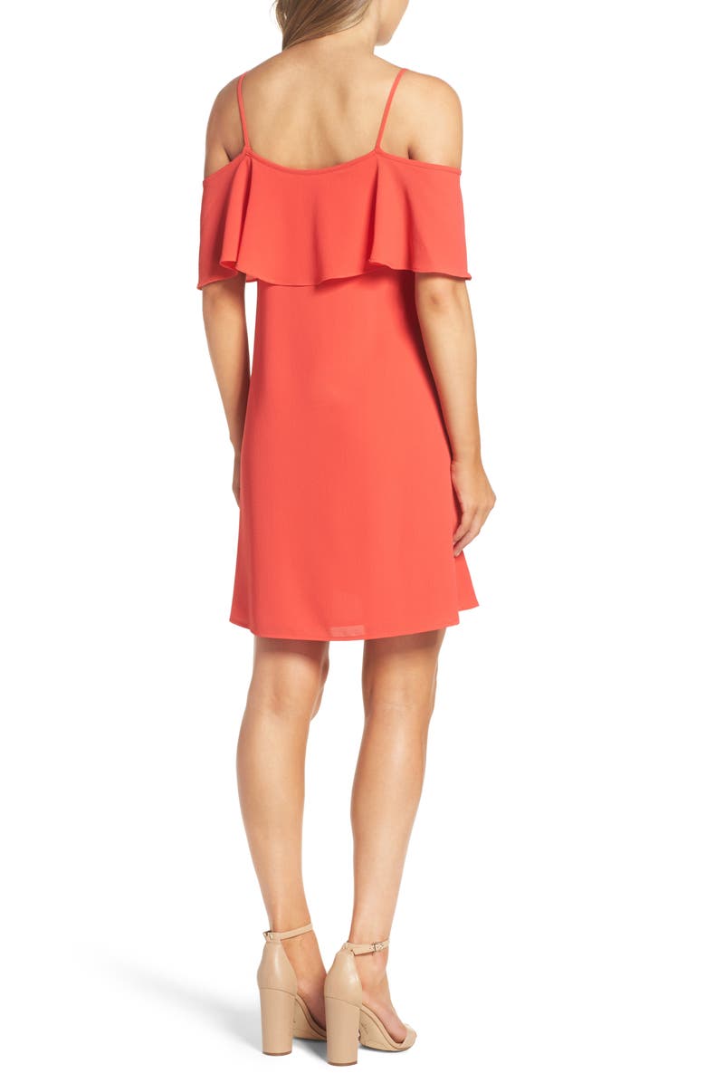 Mary & Mabel Cold Shoulder Swing Dress, Alternate, color, 