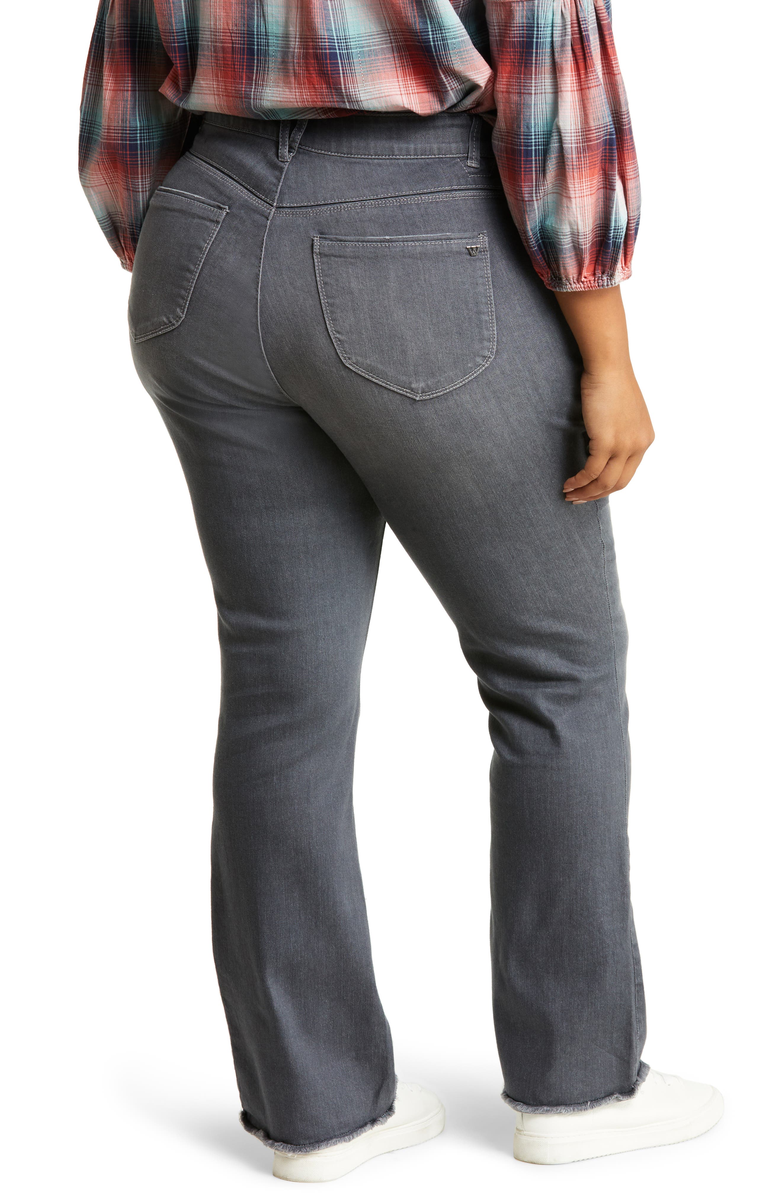 'Ab'Solution Raw Hem Straight Leg Jeans - image 2