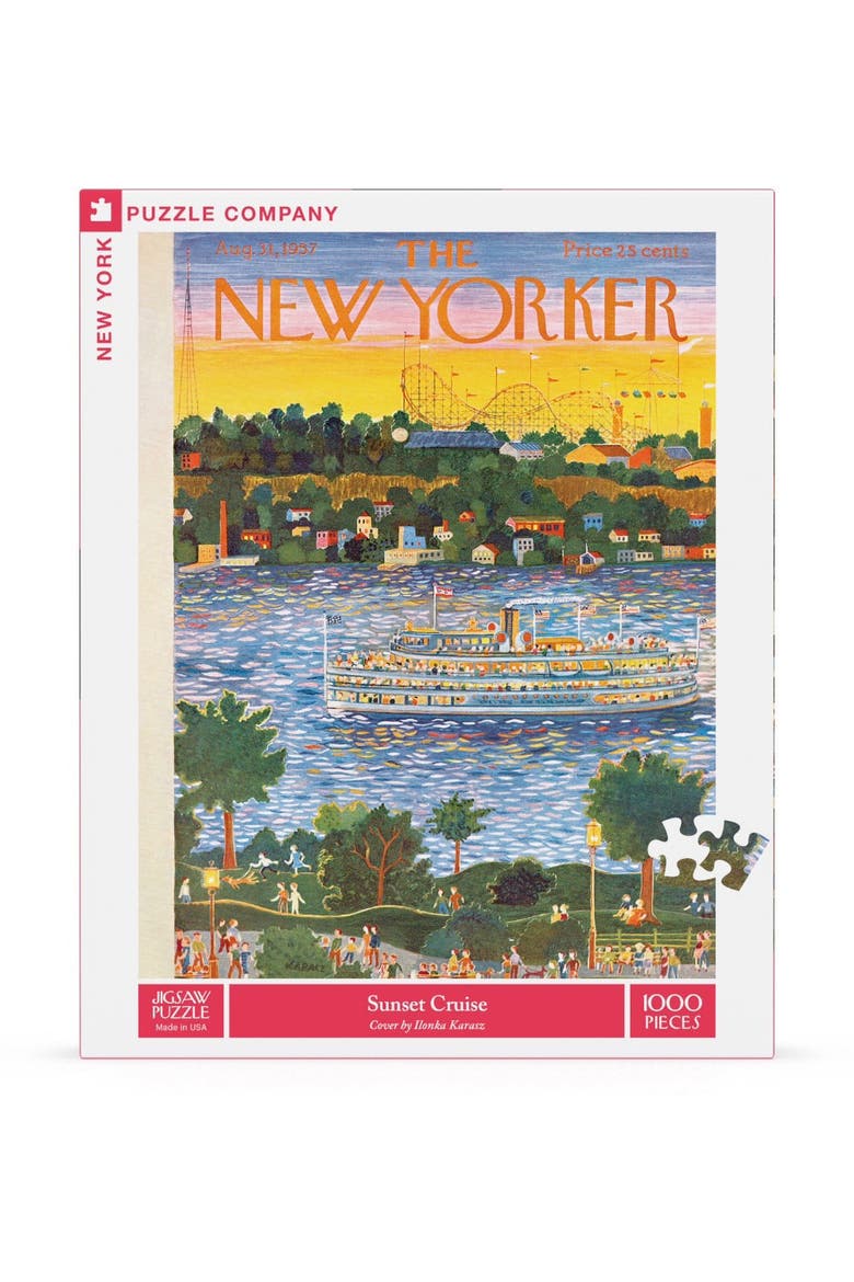 Sunset Cruise 1000 Piece Puzzle, Main, color, No Color