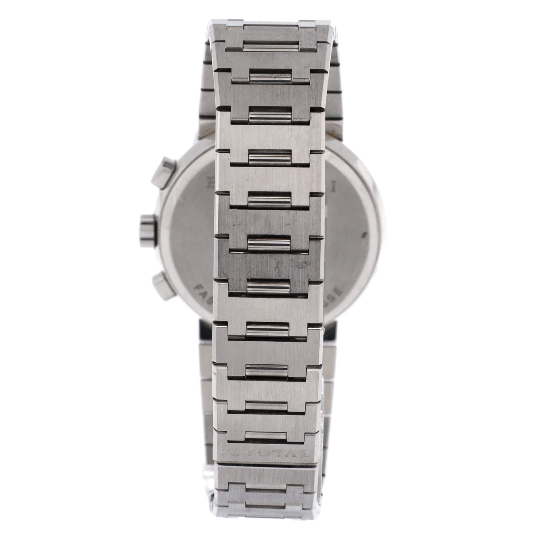 Bvlgari Bvlgari Chronograph Automatic Watch Stainless Steel 38, Alternate, color, Metallic Silver