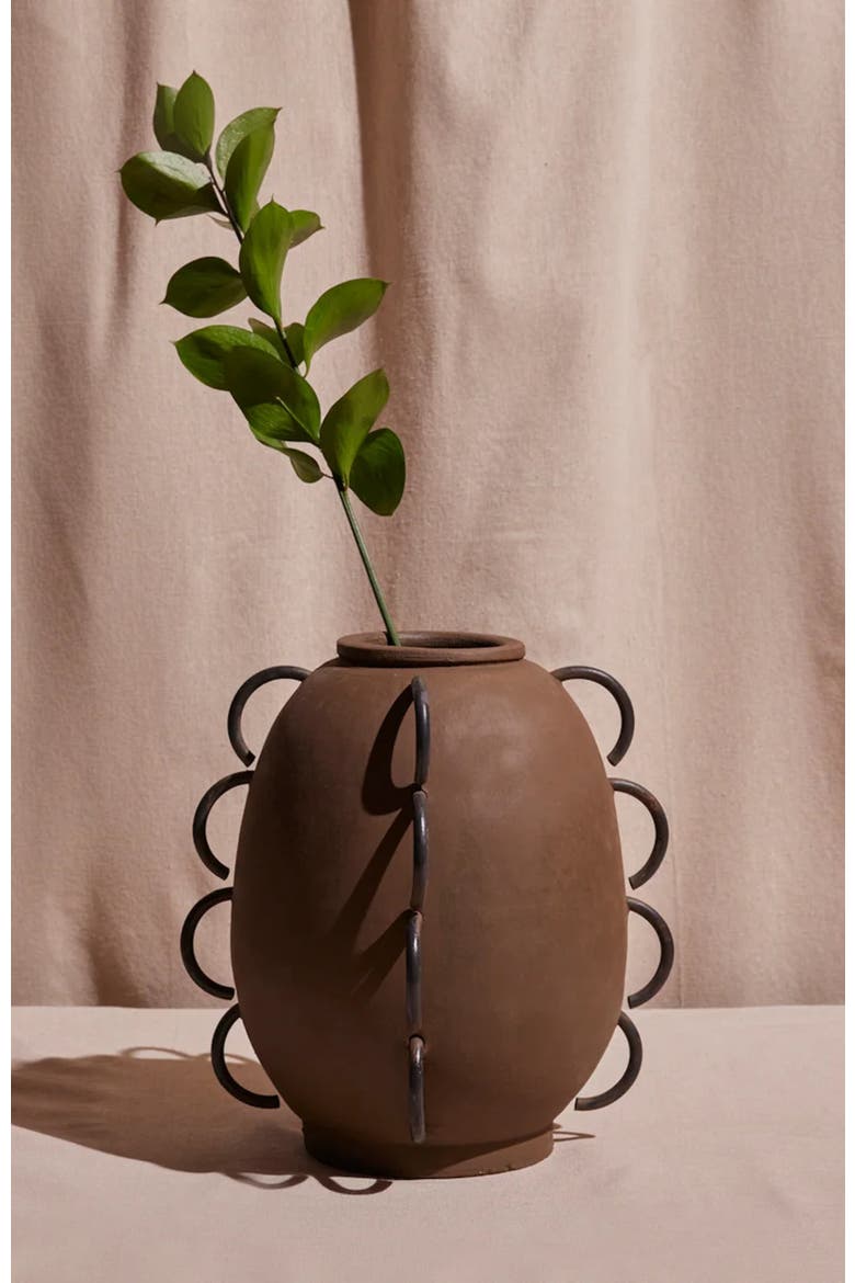 Elliot Terracota Vessel, Alternate, color, Terracotta