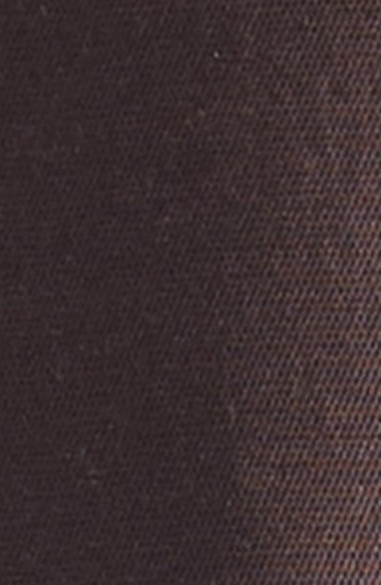 KIM SHUI Arianna Ruffle Silk & Wool Jacket, Alternate, color, Brown