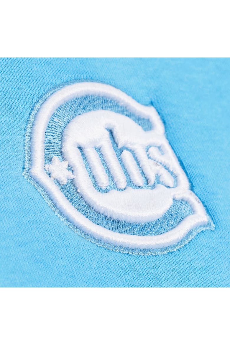 Men's Mitchell & Ness Light Blue Chicago Cubs Insignia Fleece Sweatshirt, Alternate, color, Light Blue