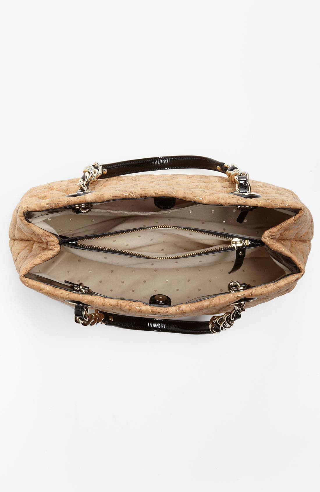 'gold coast - maryanne' cork shopper, Alternate, color, NATURAL/ GOLD