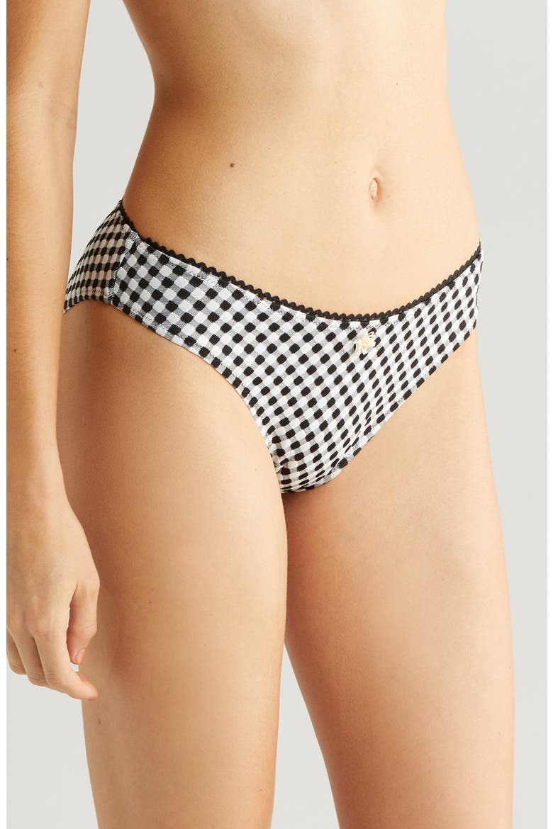 Daphne Bikini Bottoms, Alternate, color, BLACKOUT X MARSHMALLOW