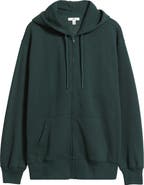 BP. Oversize Zip Fleece Hoodie