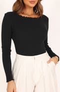 Petal & Pup Kya Lettuce Edge Rib Sweater