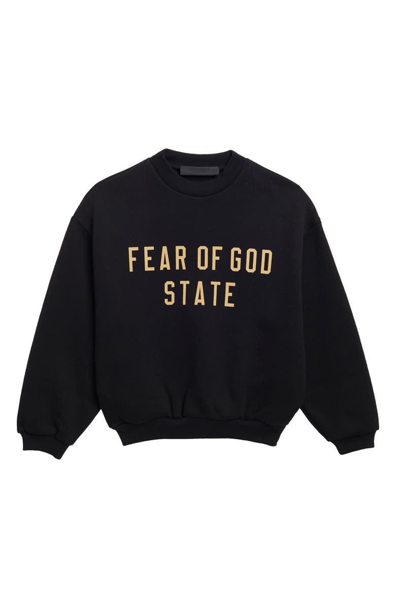 Fear of God Essentials Kids' Logo Graphic Sweatshirt, Main, color, 