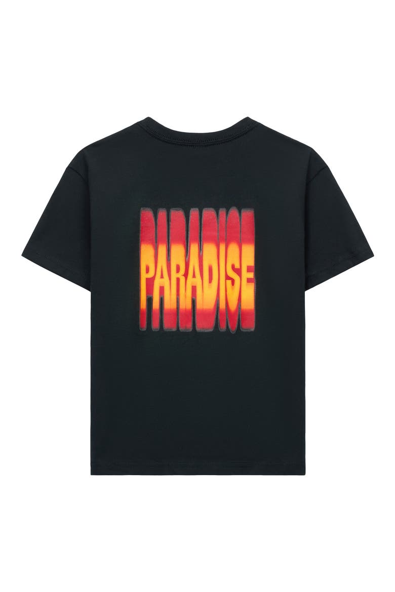Kids' Edson Logo Graphic T-Shirt, Alternate, color, BLACK PARADISE FLAME