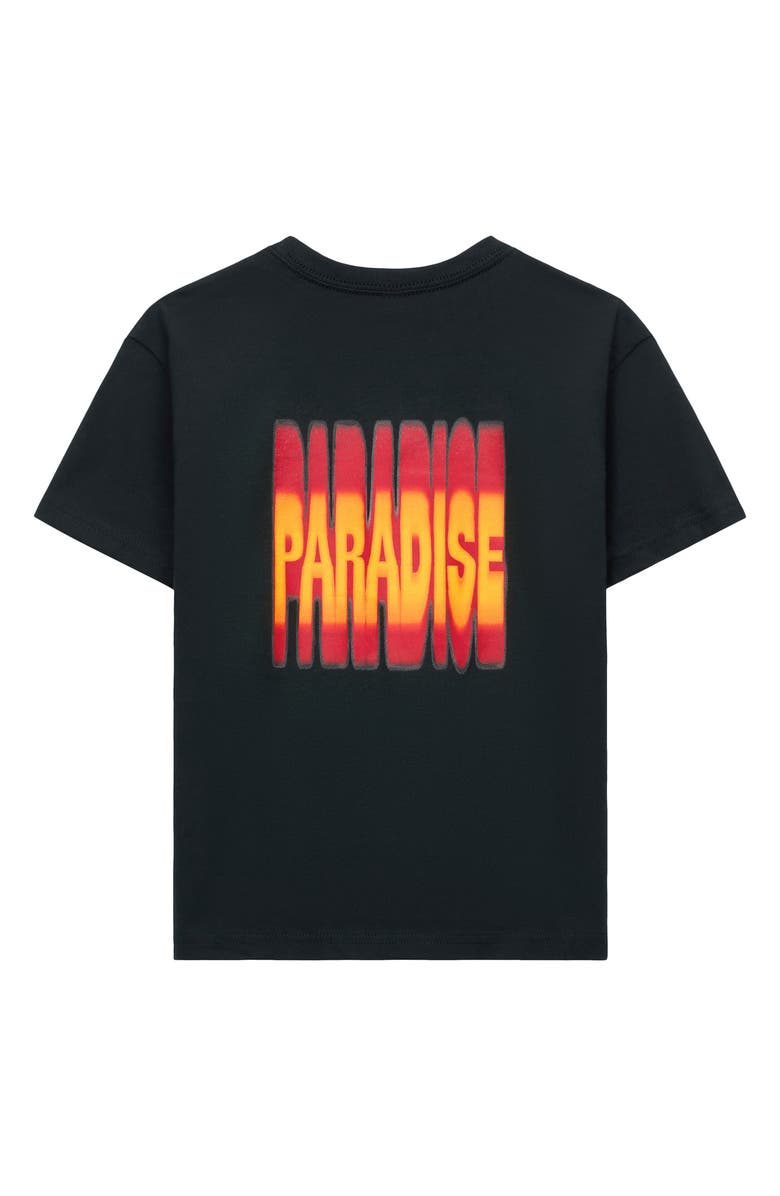 RtA Kids' Edson Logo Graphic T-Shirt, Alternate, color, Black Paradise Flame