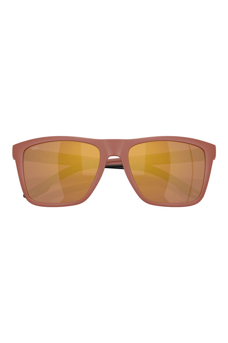 Mainsail XL 59mm Sunglasses, Alternate, color, MATTE TERRA COTTA / GOLD 580G