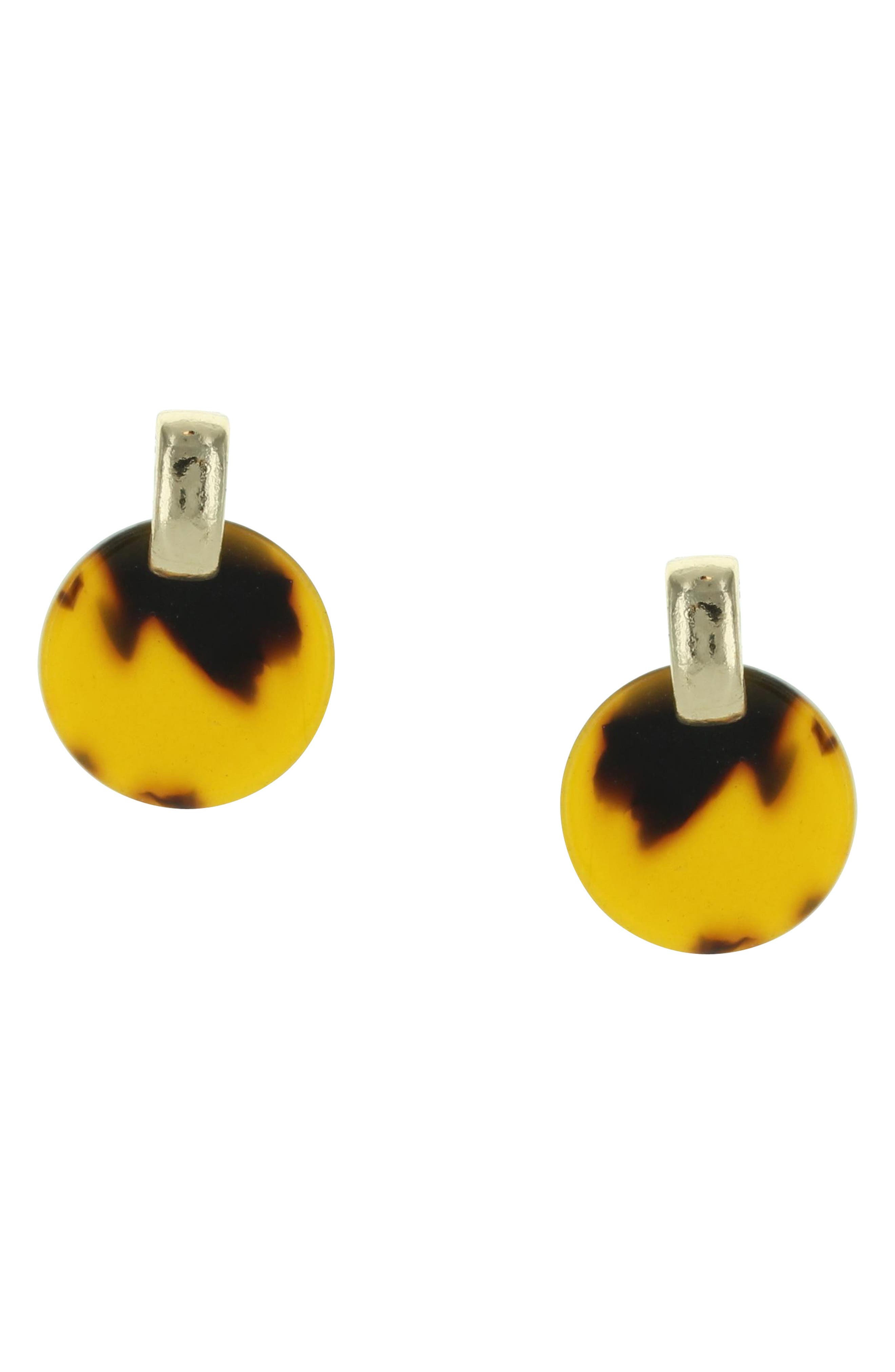 OLIVIA WELLES Jillian Disc Drop Earrings