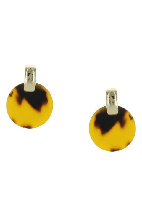 Jillian Disc Drop Earrings