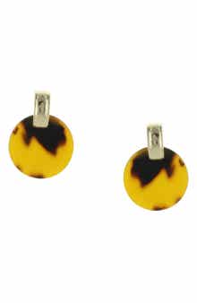 OLIVIA WELLES Jillian Disc Drop Earrings