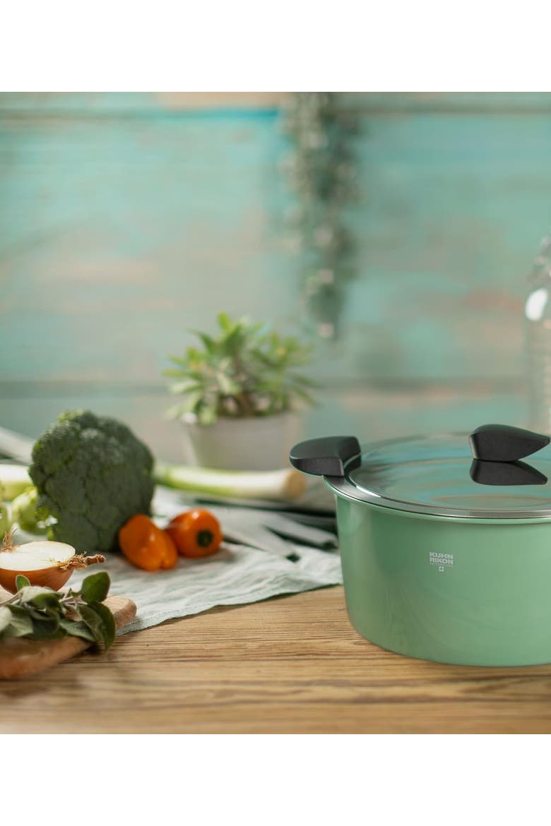 Hotpan Stainless Steel Cooking Pot with Insulated Bowl, 2.1-Quart, Alternate, color, Ocean