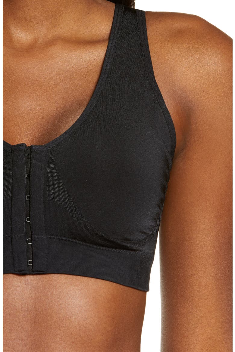 B-Smooth® Front Closure Bralette, Alternate, color, BLACK