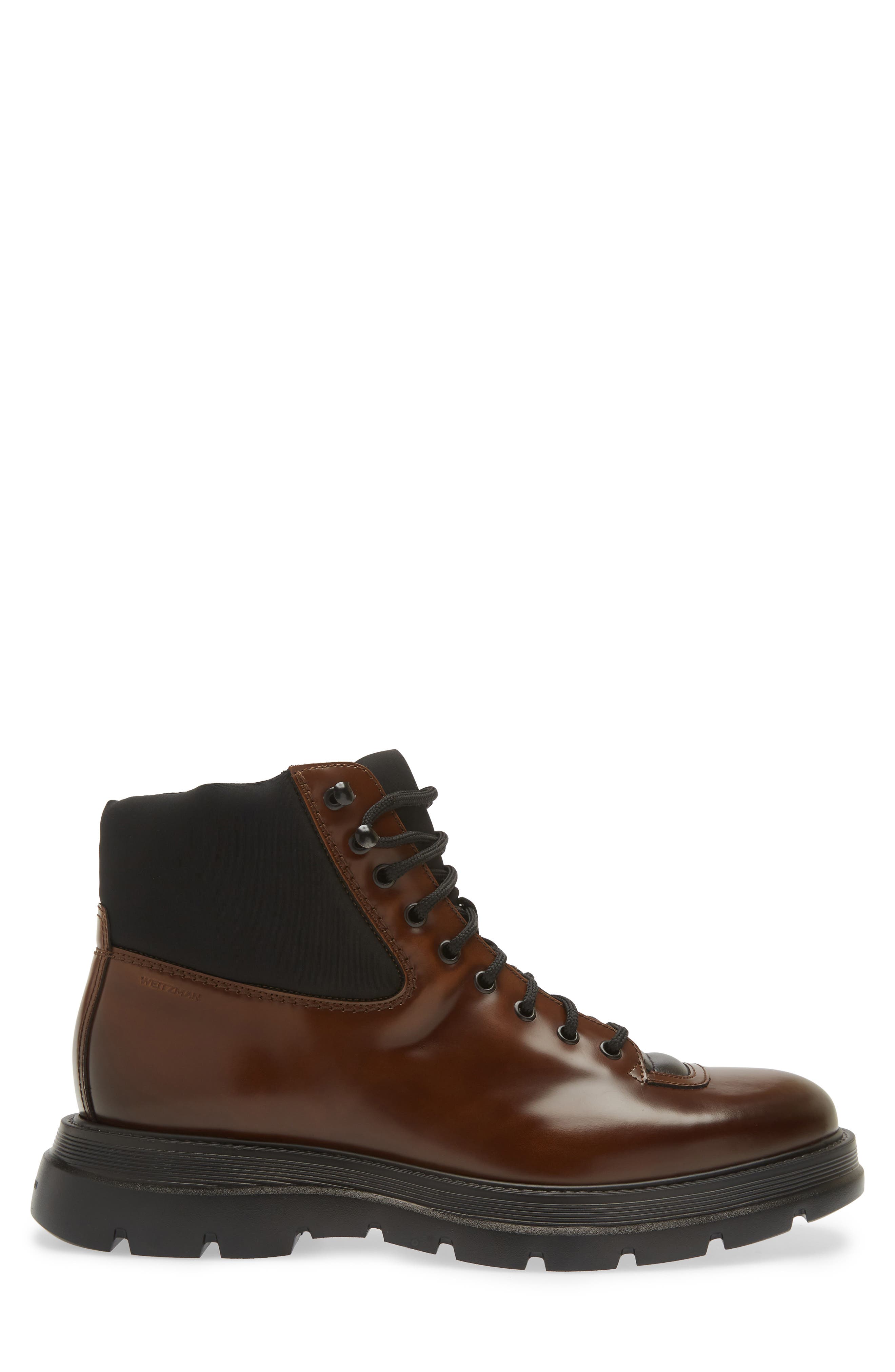 Adam Lace-Up Boot, Alternate, color, TAN/BLACK