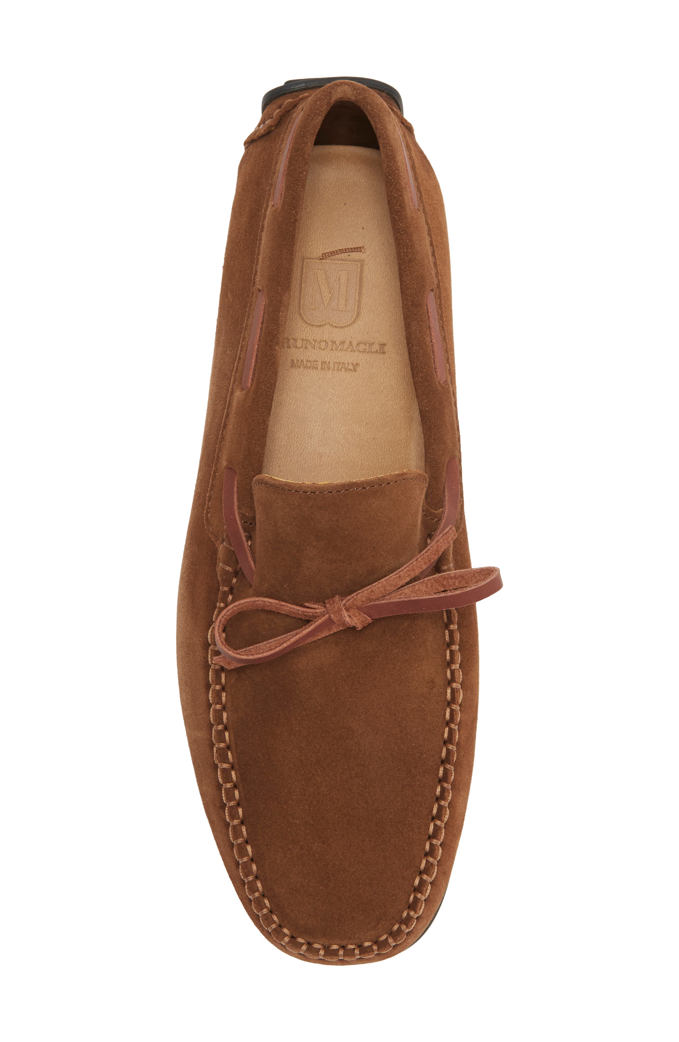 Viaggio Driving Loafer, Alternate, color, BROWN SUEDE