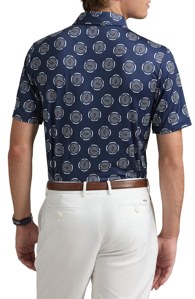 Polo Ralph Lauren Airflow Jersey Knit Polo, Alternate, color, Graphic Golf Ball