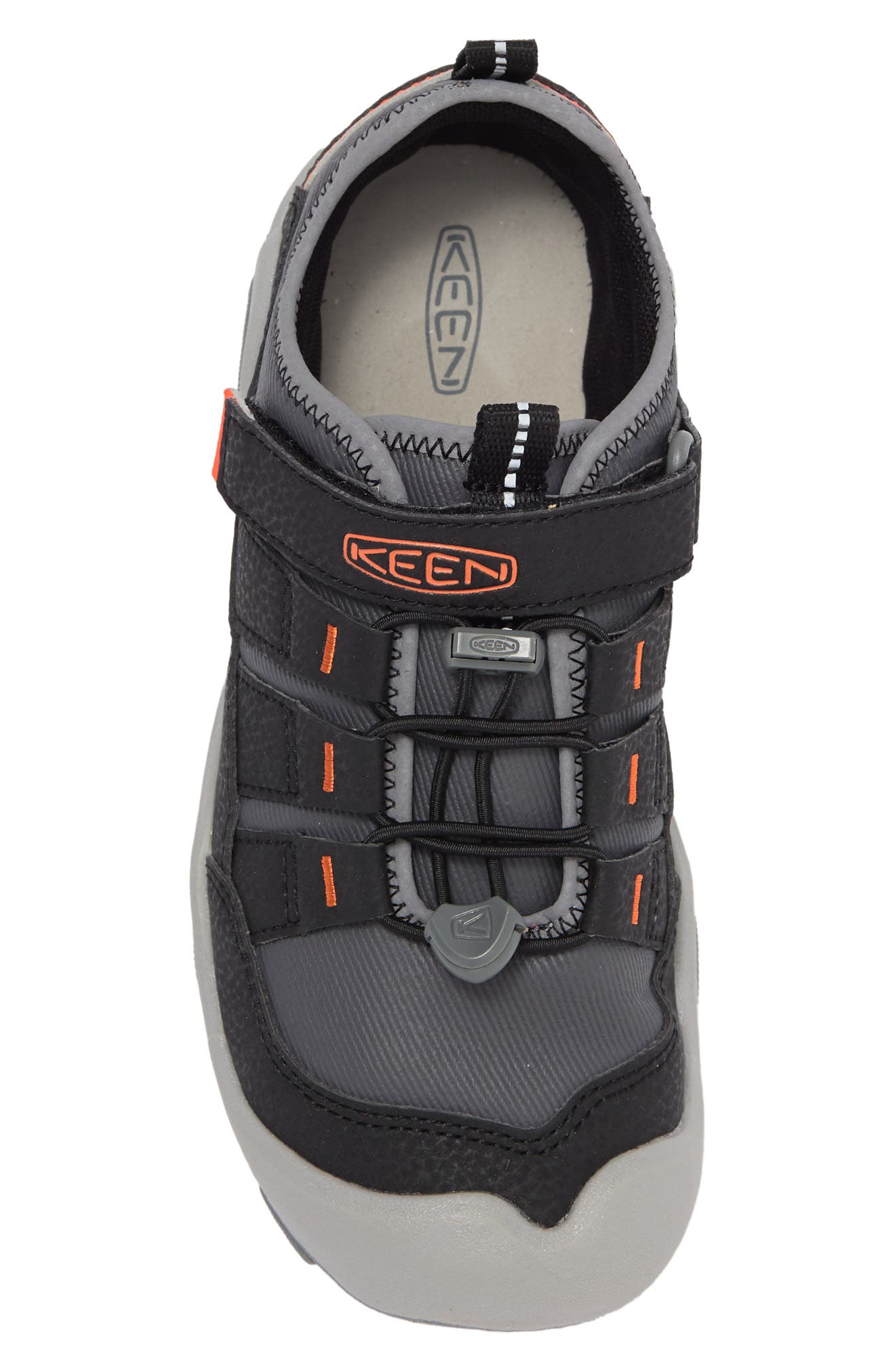 Knotch Hollow Sneaker, Alternate, color, STEEL GREY/ SAFETY ORANGE