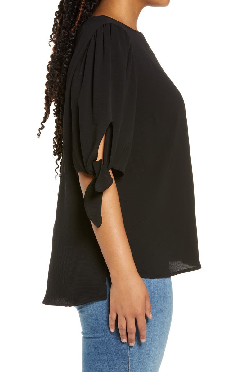 CeCe Tie Sleeve Blouse, Alternate, color, 