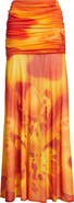 Feners Susurro Print Semi Sheer Maxi Skirt