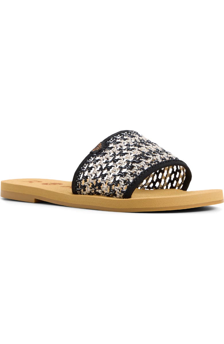 Roxy Riviera Slide Sandal, Main, color, Black