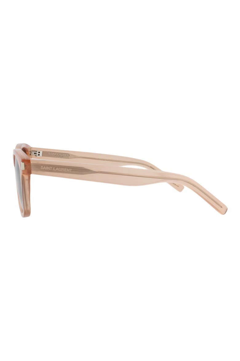 50mm Square Sunglasses, Alternate, color, ORANGE ORANGE BROWN