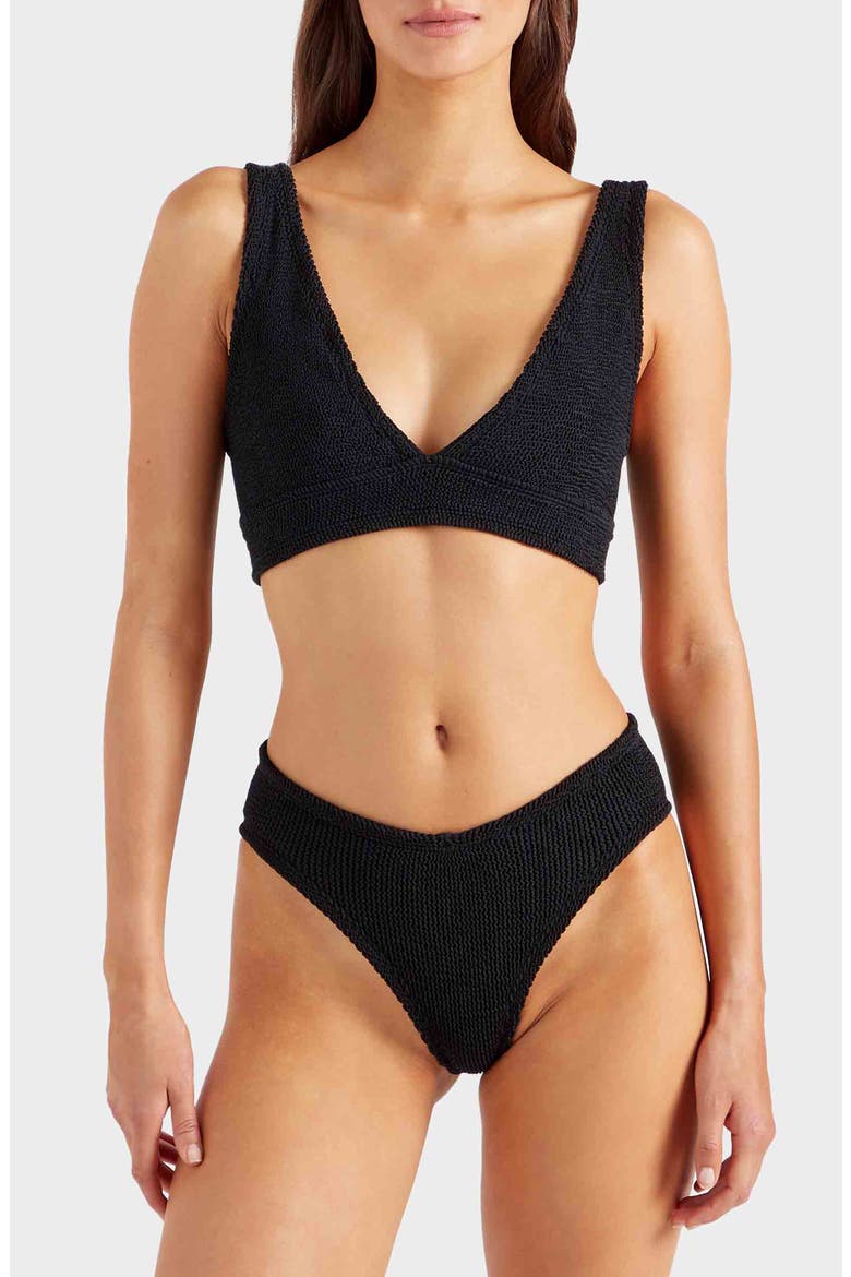 Angel Two-Piece Bikini Swimsuit, Main, color, BLACK