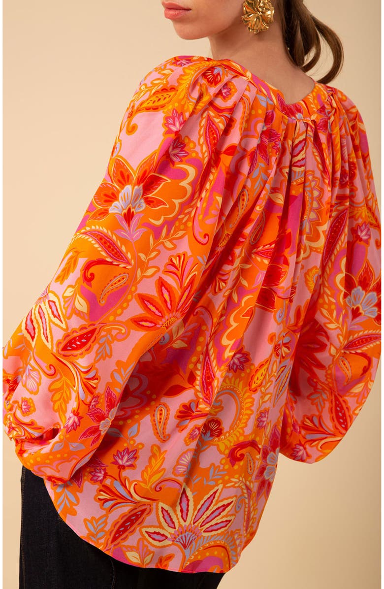 Hale Bob Josie Silk Top, Alternate, color, 