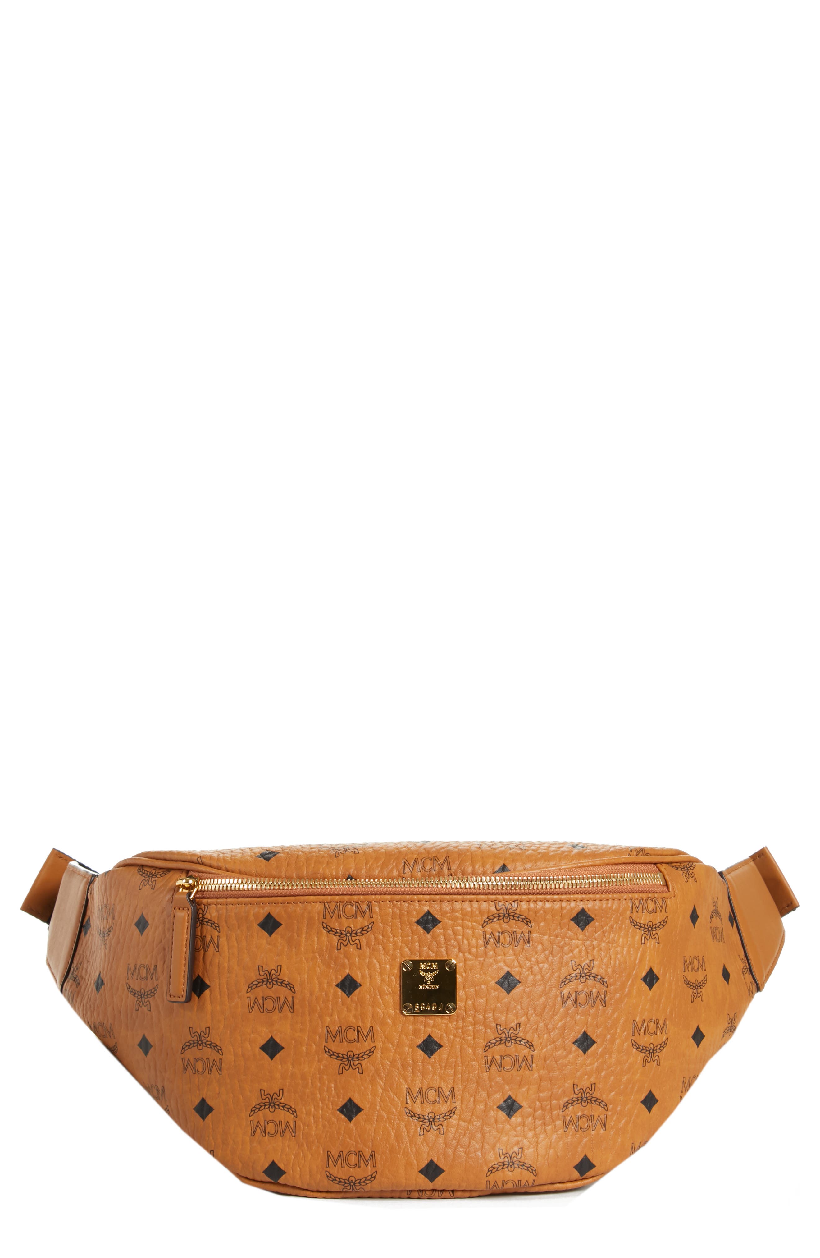 MCM Medium Stark Belt Bag, Main, color, 