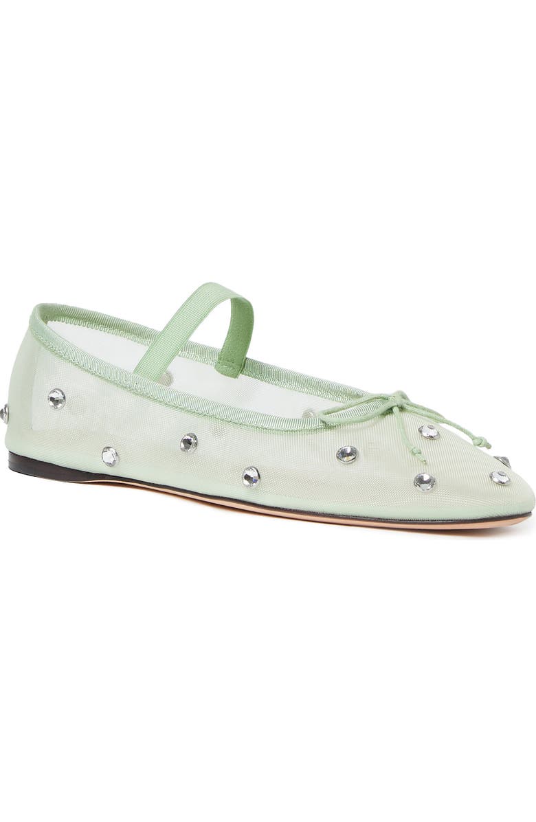 Loeffler Randall Leonie Mary Jane Ballet Flat, Main, color, Seafoam