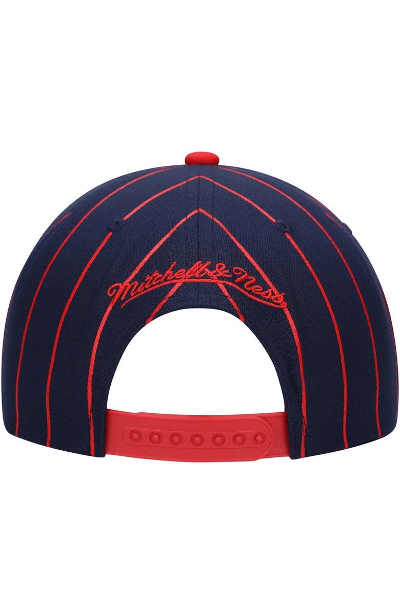 Mitchell & Ness Men's Mitchell & Ness Navy New York Red Bulls Team Pin Snapback Hat, Alternate, color, 