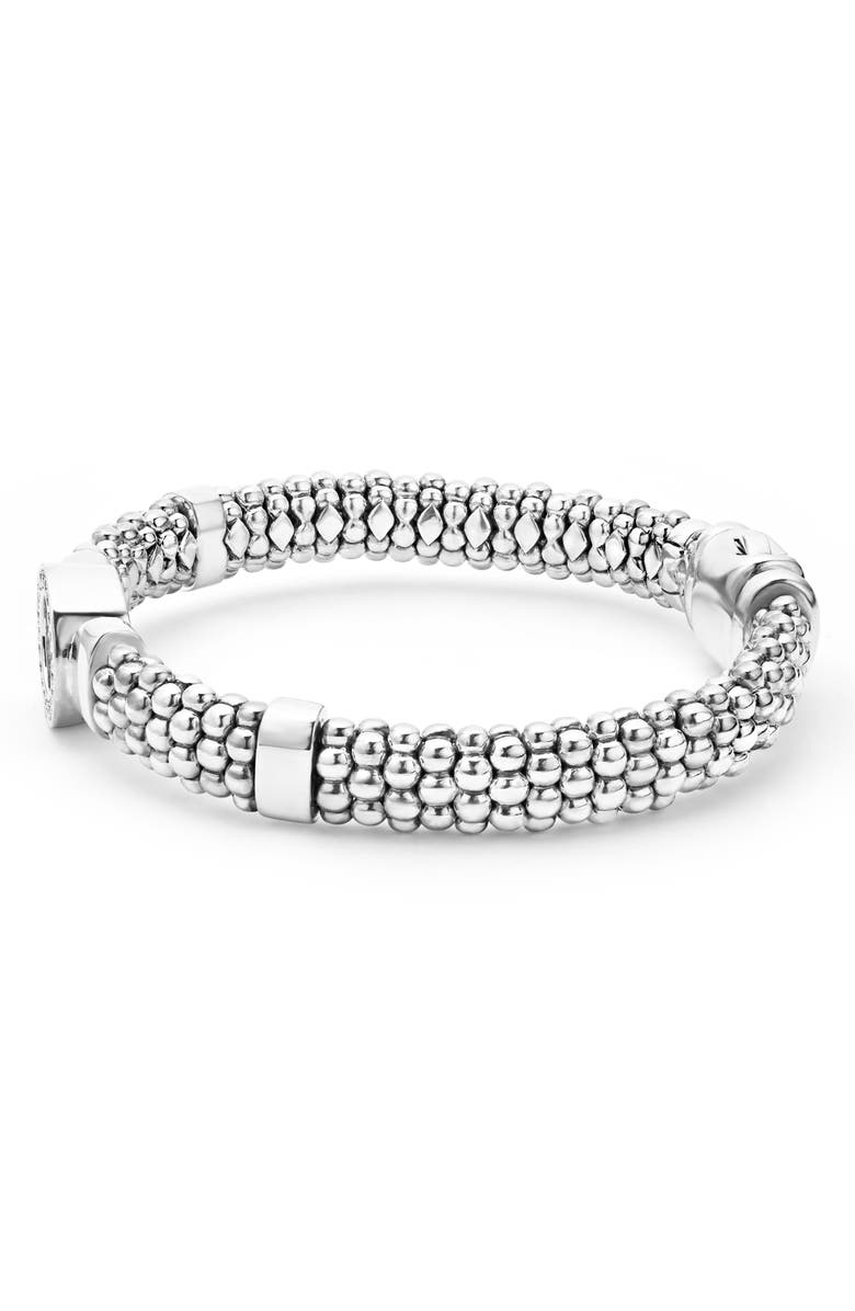 LAGOS Caviar Spark Diamond Rope Bracelet, Alternate, color,