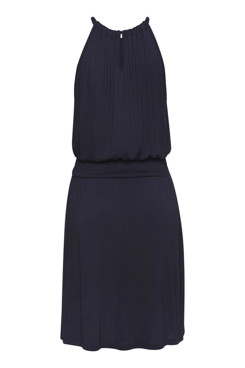 Crochet Detail Dress, Alternate, color, Navy