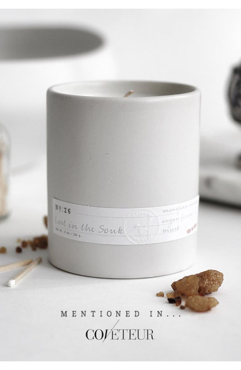 Aerangis No. 26 In The Souk Scented Candle, Alternate, color, White