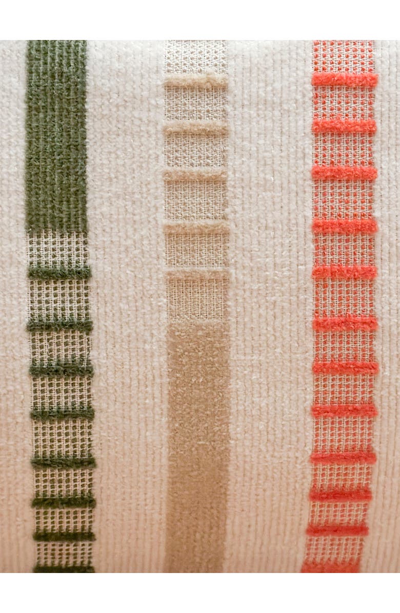 Anaya Rainbow Striped Cotton Beach Towel Pouch, Alternate, color, Rainbow