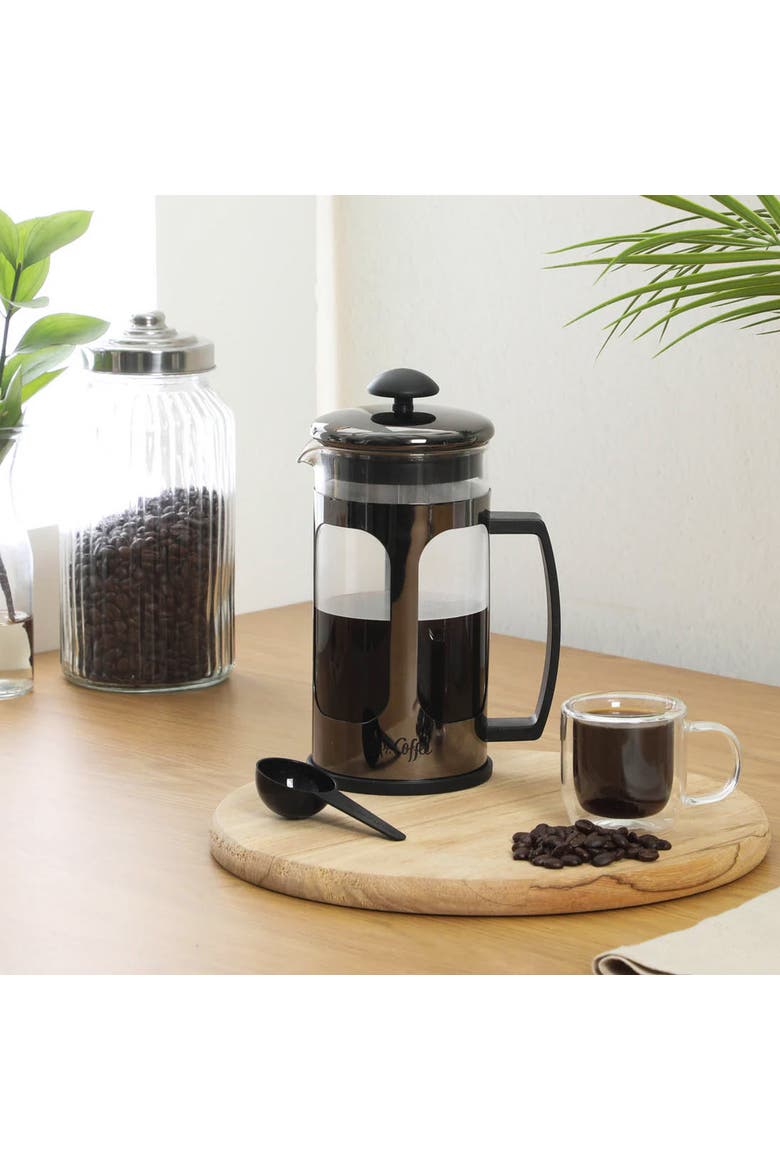 30 Oz Daily Brew French Press Coffee Maker in Gunmetal, Alternate, color, Grey