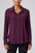 Franne Golde Katherine Stretch Button-Up Shirt